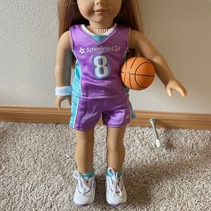 American girl doll basketball outfit